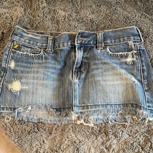 Hollister Jean skirt, size 1.
